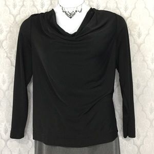 Lane Bryant Open Back Drape Neck Blouse 18/20